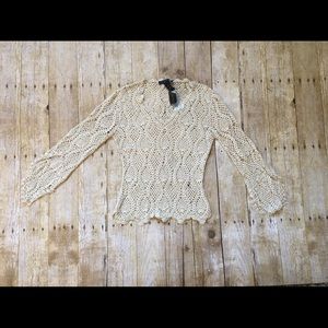 NWT The Limited crochet top size small